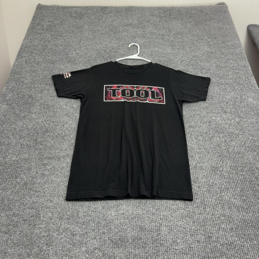 Tool T Shirt Mens M Black Cotton 2023 Tour Graphic Rock Band Music Style Metal